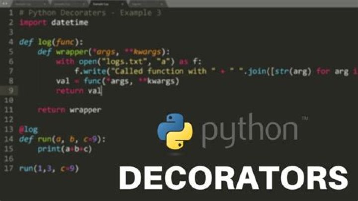 What decorator in python?
